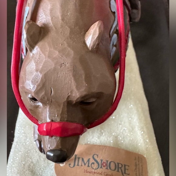 Jim Shore Bearing gifts for one and all Santa riding  a bear figurine. - Picture 9 of 16